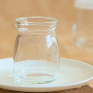 <span class=keywords><strong>Pot</strong></span> en verre pour pouding, récipient en verre, avec bouchon et cuillère, de 100ml, 4oz, vente en gros - Product Image 2