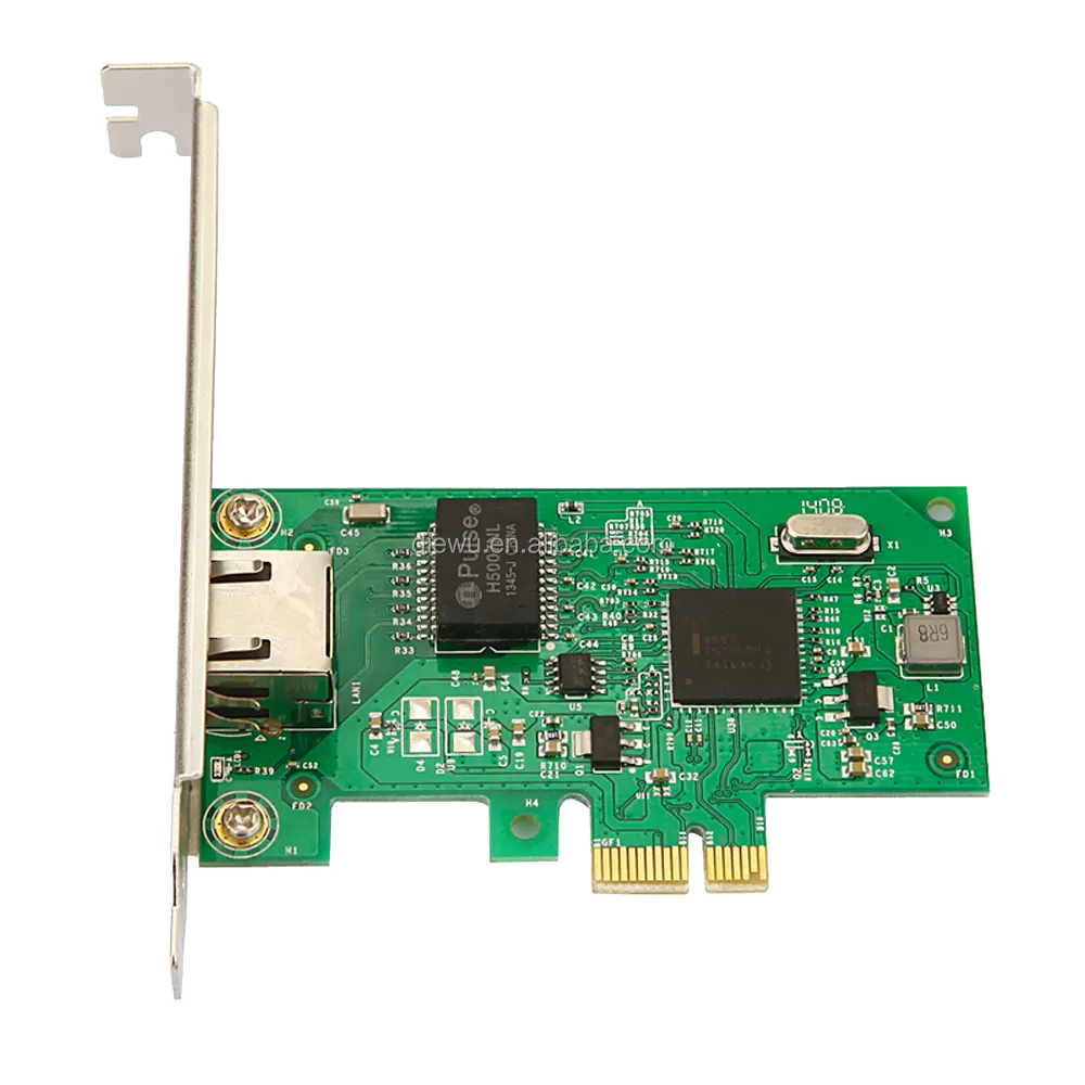 La última tarjeta de red foto express de fibra óptica tarjeta de red con Realtek chipset I82573