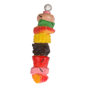 Toptan Ses Çıkaran Çiğneme Oyuncakları Hamburger Barbekü Tavuk Köpek Maması Vinil Oyuncaklar - Product Image 4