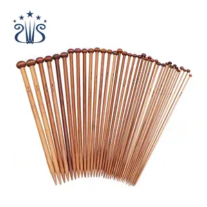 <span class=keywords><strong>Agujas</strong></span> <span class=keywords><strong>de</strong></span> punto único para tejer, conjunto <span class=keywords><strong>de</strong></span> <span class=keywords><strong>agujas</strong></span> <span class=keywords><strong>de</strong></span> punto <span class=keywords><strong>de</strong></span> bambú <span class=keywords><strong>de</strong></span> 25cm y 18 pares - Product Image 1