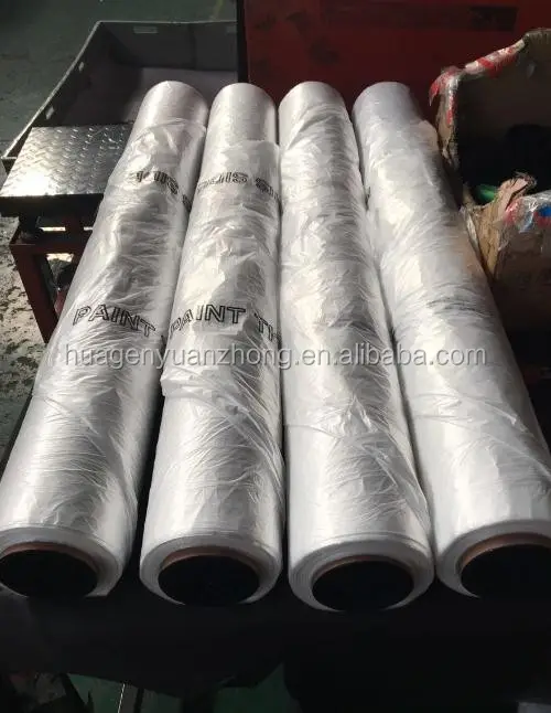 Masking Film 4M X 150M Clear Polythene Sheeting Car Plastic Cover Static Paint