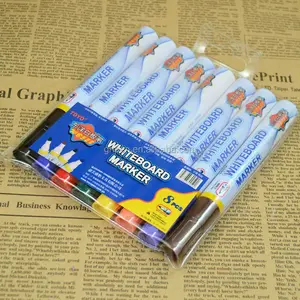 8 Colori pacchetto TOYO Erasble Pennarello Cancellabile Whiteboard Marker