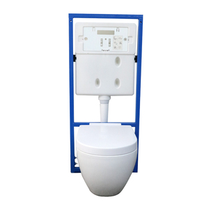 Alta calidad de agua de plástico cisterna empotrada para pared colgaba <span class=keywords><strong>WC</strong></span> - Product Image 4