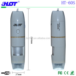 Hot HT-60S 1-500x 5MP <span class=keywords><strong>USB</strong></span> Kỹ thuật số cầm tay kính hiển vi với 2K video đo lường nhôm Lift đứng - Product Image 4