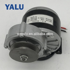 YALU มอเตอร์แปลงร่างหุ่นยนต์250W 12V,สายพานสำหรับสกูตเตอร์ไฟฟ้าเกียร์ DC มอเตอร์ควบคุม AGV <span class=keywords><strong>MY1016Z2</strong></span> Ebike - Product Image 2