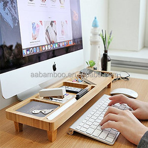 <span class=keywords><strong>Organiseur</strong></span> de <span class=keywords><strong>bureau</strong></span> en bois de <span class=keywords><strong>bambou</strong></span>, 1 pièce, avec planche à clés, organisateur - Product Image 1