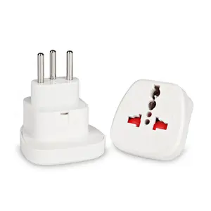 3 pin plug adaptador de energia Universal de viagem do reino unido, multi-uso 13a 3 pinos da ficha plana