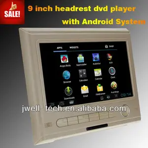 Alta qualidade 9 lexus polegadas encosto de cabeça monitor com tela de toque, android headrest monitor