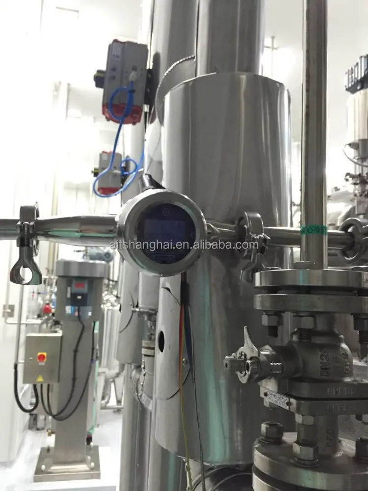 액체를 위한 4-20ma/맥박 산출 신호 DN10-DN300 Multiparameter 질량 흐름 미터