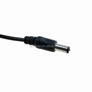 Adaptador de corriente CC, conector de alimentación de 2 pines, Cable de línea macho + hembra