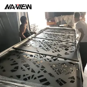 Exterior Decorative Perforated Architectura Corrugated Metal Aluminum Facade Wall Cladding Panels