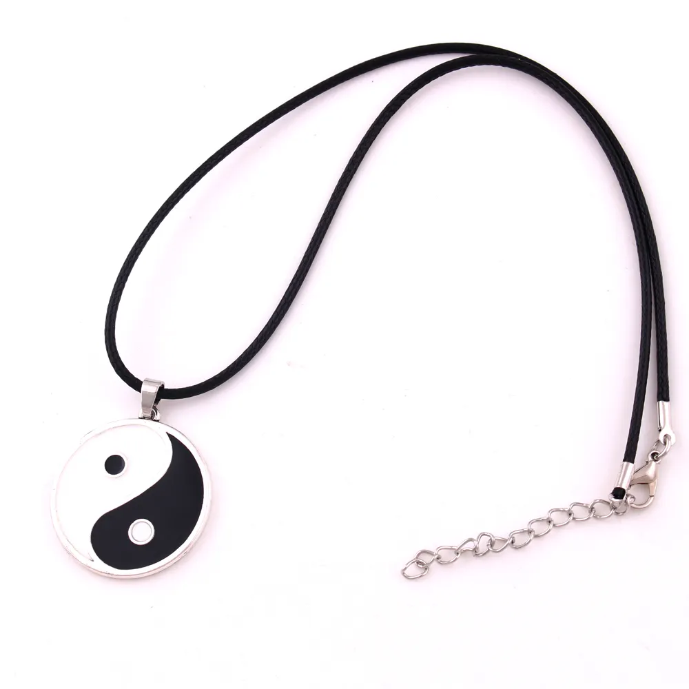 N301 Yin Yang Sao Năm Cánh Mặt Dây Chuyền Đôi-hai mặt Phong Thủy Vòng Cổ Tôn Giáo Bùa Người Đàn Ông của Đồ Trang Sức