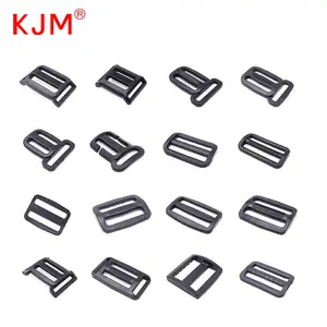 Modern style bag part backpack accessories slide release 30mm strap adjuster plastic slide buckle