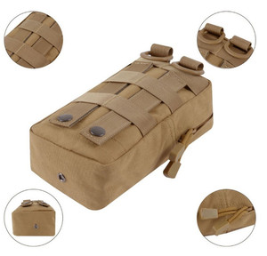Pochette <span class=keywords><strong>Molle</strong></span> tactique multi-usages résistant à l'eau tactique EDC Utilitaire Gadget Gear Sacs de taille suspendus - Product Image 4