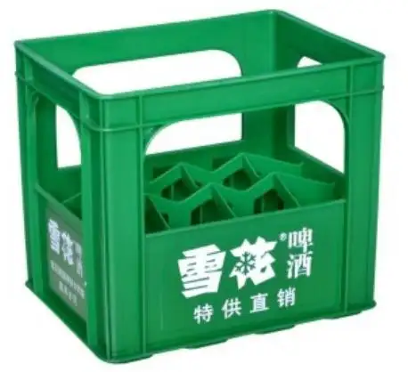 Hot sale 12 bottle plastic wine bottles storage crate