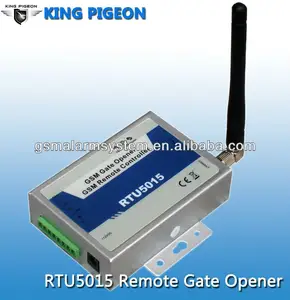 Gsm puerta de apertura de la puerta con el operador de sms y llamada gratis mando a distancia( 1output/2 entradas) rtu5015