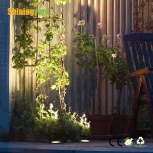Lumière solaire LED pour allée, terrasse, lumière solaire au sol, piscines, jardin, chemin, clôture, lumière encastrée LED, lumière carrée et <span class=keywords><strong>ronde</strong></span> pour extérieur - Product Image 6