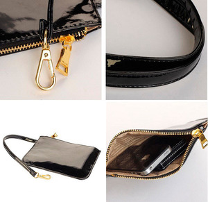 Borsa Tote in PVC Trasparente all'Ingrosso, Borsa a Mano in PVC Trasparente con <span class=keywords><strong>Piccola</strong></span> Borsa Interna <span class=keywords><strong>Nera</strong></span> - Product Image 4