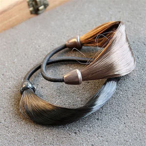 Porte-queue de cheval élastique pour femme, fait de <span class=keywords><strong>faux</strong></span> <span class=keywords><strong>cheveux</strong></span>, nouvelle mode 2019 - Product Image 1