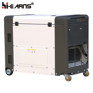 Hiarns générateur diesel de haute qualité 7KVA 8KVA silencieux 192 moteur à couvercle ouvert - Product Image 6
