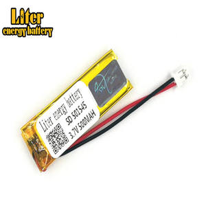 Plug 2.0-2 P 3.7 V 501545 mah 500 lithium polymer lipo rechargeable battery li ion Solar lithium battery with PCM - Product Image 3