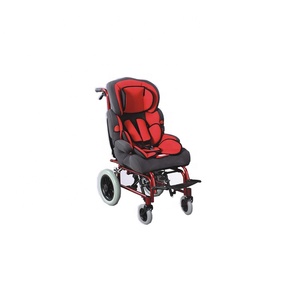 Silla de Ruedas reclinable de aluminio plegable, funcional para niños - Product Image 2