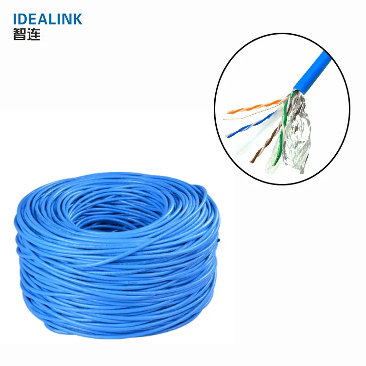 Wholesale price 26 agw 305m 4 pair cat 6 ftp network cable cat6 ftp cable from China supplier