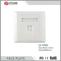 LY-FP01 86 Tipo de Systimax placa frontal para rj45 jack