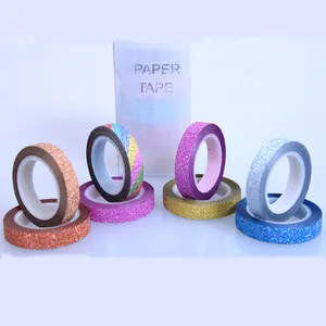 Goudfolie Japanse Briefpapier Scrapbooking Decoratieve Tapes Plakband Kawai Adesiva Decorativa Glitter Washi Tape Set