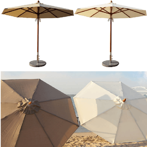 Sun beach blanco <span class=keywords><strong>Victoria</strong></span> medio Pilar piscina de <span class=keywords><strong>hotel</strong></span> de madera paraguas - Product Image 2