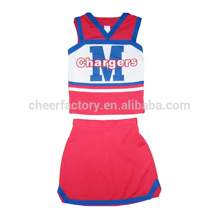 Cheerleader fantasia vestido mulheres high school, uniforme cheerleading crianças barato