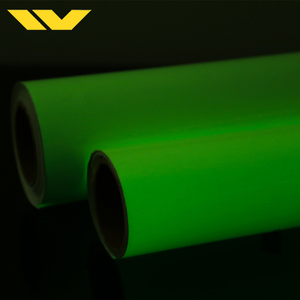 Selbstklebenden angepasst reflexstreifen leuchtfolie glow in <span class=keywords><strong>the</strong></span> dark vinyl rolle - Product Image 2