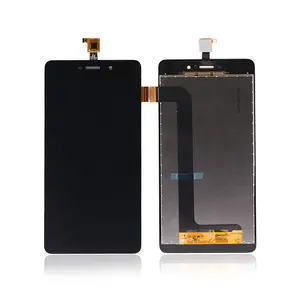 Kualitas Tinggi untuk Wiko Pulp Fab 4G LCD Touch Screen Display dengan Digitizer Panel Kaca Bagian