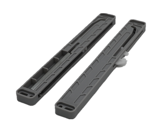 Tomo — portes coulissantes <span class=keywords><strong>de</strong></span> couleur grise, cylindre coulissant avec mécanisme d'amortissement <span class=keywords><strong>de</strong></span> tiroir plus proche - Product Image 4