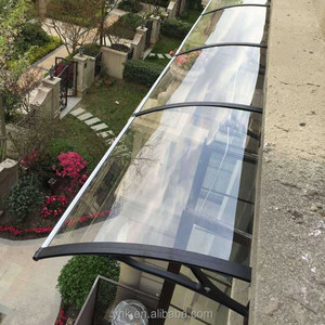 90 'X 3' Deur Balkon Raam Outdoor Luifel Luifel Patio Cover Kit Uv Regen Zon Polycarbonaat Raam Luifel - Product Image 3
