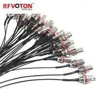 Directamente de fábrica UFL MHV U.fl a Bnc hembra mamparo junta tórica Pigtail 15cm Cable de extensión 1,37mm MONTAJE DE Cable en Stock