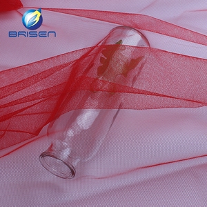 Verschiedene Farben Voile Mesh Stoff Blumen Applique Weihnachts dekoration Großhandel Kanada Blumen Tüll - Product Image 2