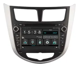 WITSON WINDOWS CAR เครื่องเล่นมัลติมีเดียดีวีดีสำหรับ HYUNDAI VERNA SOLARIS ACCENT 2010 2012