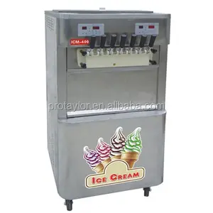 Máquina comercial de helados suaves de 7 sabores, ICM-T400