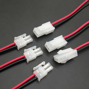 モレックス2ピンメス型コネクタ39012021 5559-02P、パネル取り付け用耳付きケーブル付き - Product Image 2