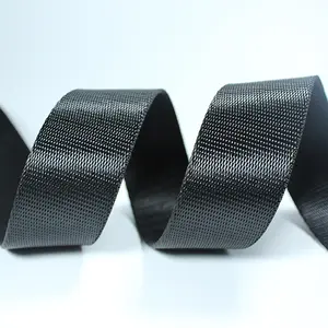 38mm 30mm 20mm Dello Zaino Personalizzato Tubolare Polipropilene PP 25mm Nero Tessitura di Nylon