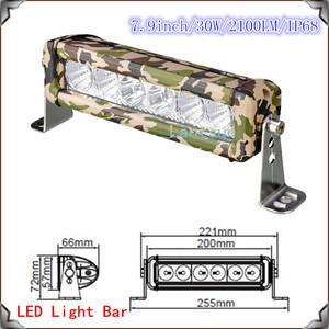 camo barras <span class=keywords><strong>de</strong></span> <span class=keywords><strong>luz</strong></span> <span class=keywords><strong>de</strong></span> conducción 30w ip68 luces led <span class=keywords><strong>de</strong></span> aluminio <span class=keywords><strong>de</strong></span> vivienda <span class=keywords><strong>de</strong></span> larga vida útil - Product Image 1