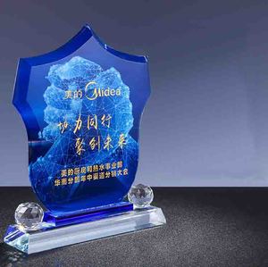 K9 Cúp Lá Chắn Pha Lê Trong Suốt Giành Được Quà Tặng Vô Địch Bán Hàng Tốt Nghiệp Giả<span class=keywords><strong>i</strong></span> Thưởng Cúp Pha Lê Thủy Tinh - Product Image 2