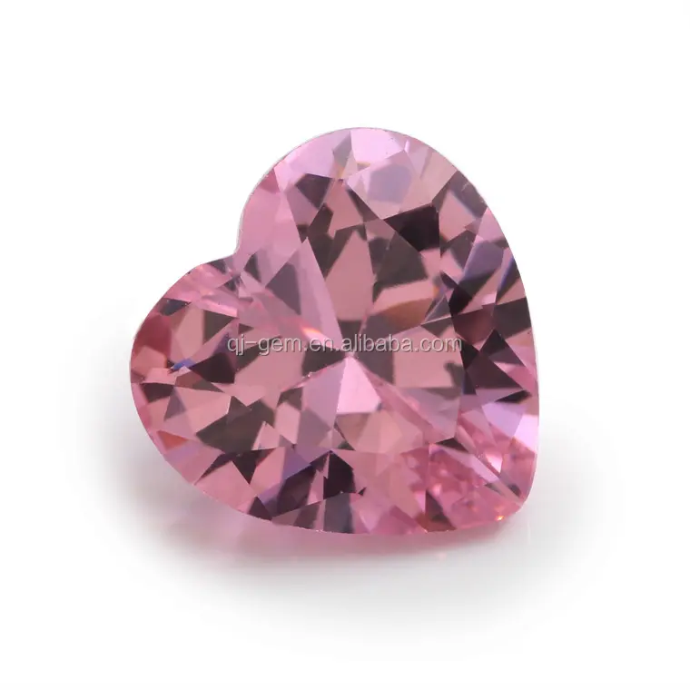 Beautiful shape Pink Heart Cut lab grown Moissanite Price per Piece Gemstone diamonds for jewelry