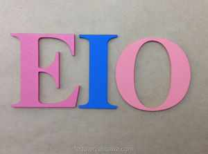 Letras do alfabeto para parede, alfabeto de madeira decorativa pequena letras para parede - Product Image 6