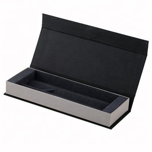 <span class=keywords><strong>Vuelos</strong></span> de grabación en relieve de lujo impreso personalizado plegable negro flip caja de regalo Cierre magnético de papel de la caja de cartón magnético cerca de caja - Product Image 3