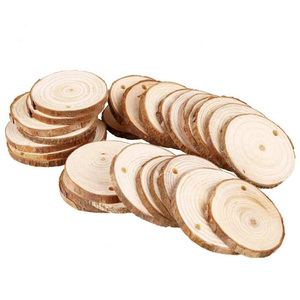 Round Natural Pine <strong>Wood</strong> Painted Multifunction Wooden Tapestry Ornament <strong>Slices</strong> - Product Image 2