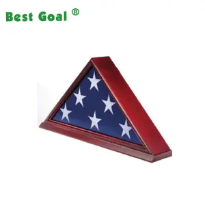 Flag Vitrine Flag Case für American Veteran Burial Flag