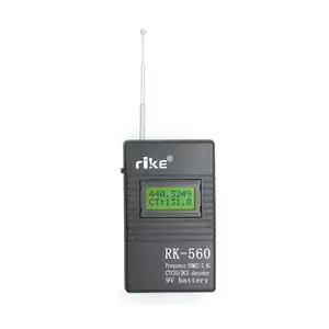 Penghitung Frekuensi Genggam Portabel 50MHz-2.4GHz, Penghitung Frekuensi Radio RK560 DCS CTCSS, RK-560 Pengukur Frekuensi