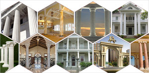 Columnas Decorativas de Piedra Estilo Romano para <span class=keywords><strong>Casa</strong></span> - Product Image 3